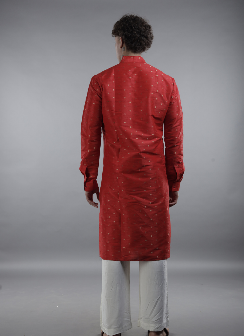 Regal Red Festive Kurta