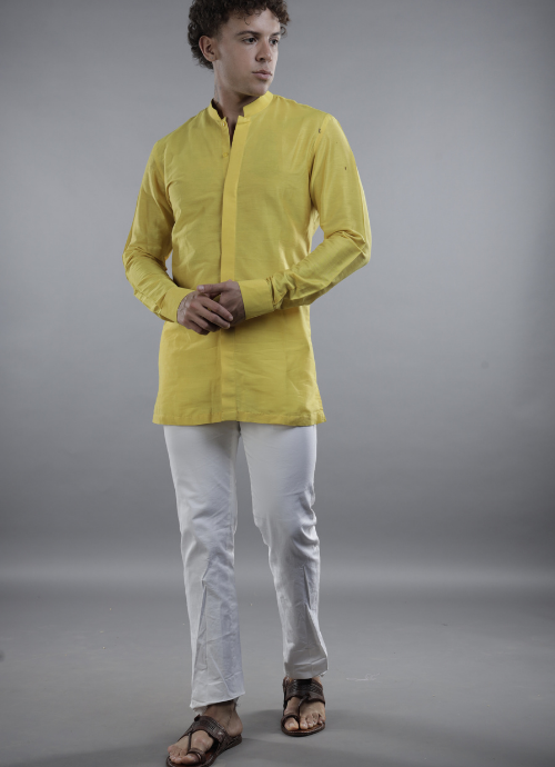 Mustard Yellow Men’s Kurta