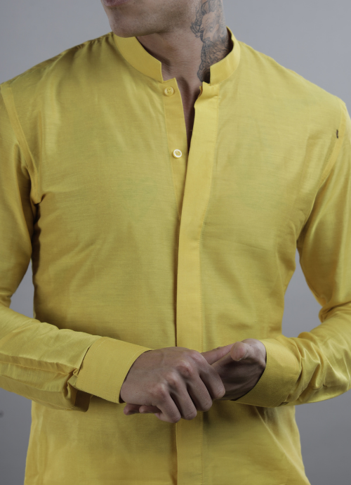 Mustard Yellow Men’s Kurta