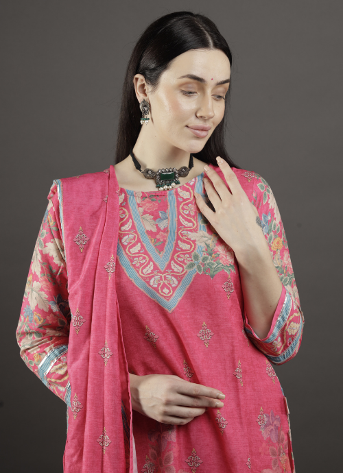 Namratha Juani Women’s Sharara Suit - Pink